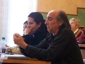 Koldo Campos, durante el Encuentro Internacional de Periodistas Koldo Campos, durante el Encuentro Internacional de Periodistas