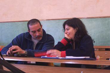 A la izquierda, Luís María Otero, con una representante de la Red Argentina A la izquierda, Luís María Otero, con una representante de la Red Argentina